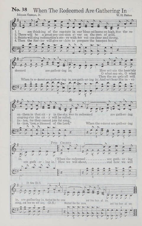 Songs We Sing Complete: a selection of songs that never grow old which have inspired the saints through decades page 38