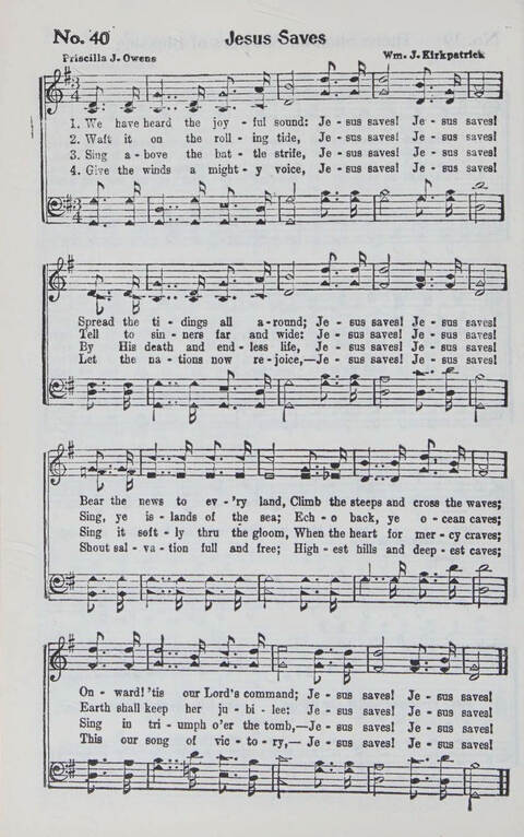 Songs We Sing Complete: a selection of songs that never grow old which have inspired the saints through decades page 40