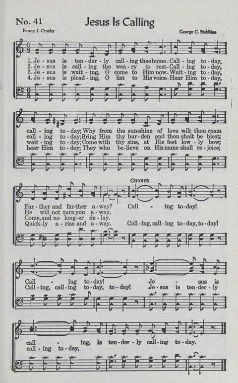 Songs We Sing Complete: a selection of songs that never grow old which have inspired the saints through decades page 41