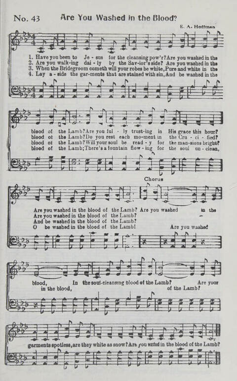 Songs We Sing Complete: a selection of songs that never grow old which have inspired the saints through decades page 43