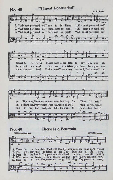 Songs We Sing Complete: a selection of songs that never grow old which have inspired the saints through decades page 48