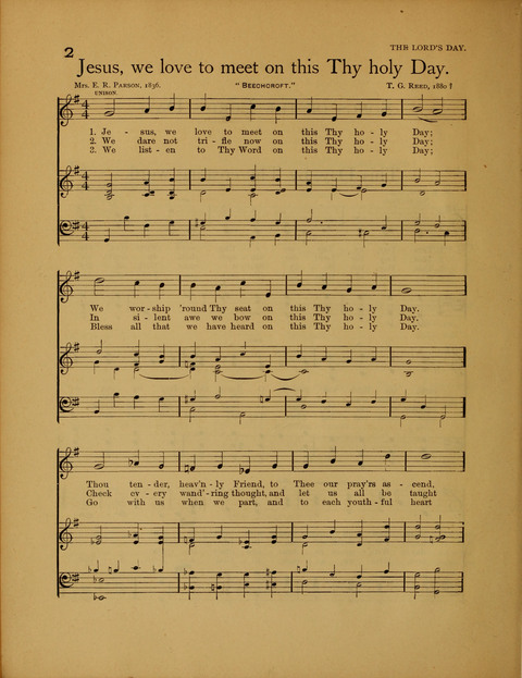 Songs of Worship: for the Sunday School page 2