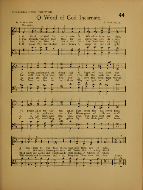 Songs of Worship: for the Sunday School page 39