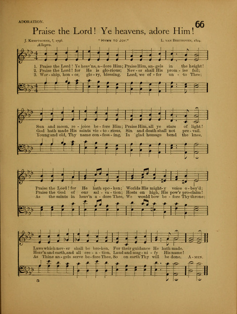 Songs of Worship: for the Sunday School page 59