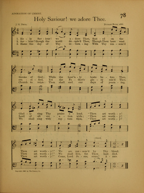 Songs of Worship: for the Sunday School page 71