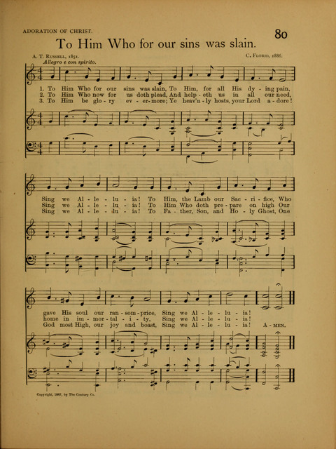 Songs of Worship: for the Sunday School page 73