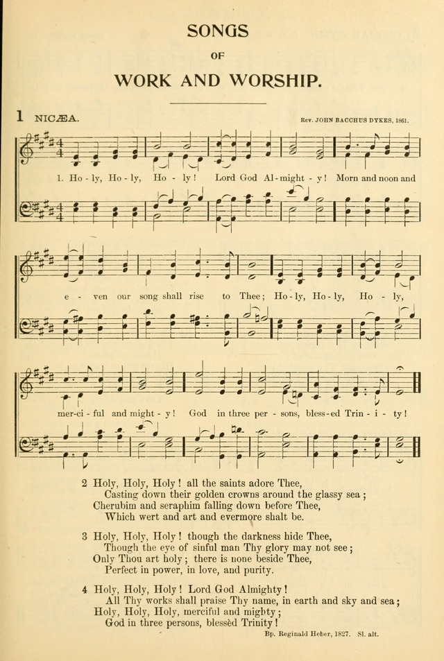 Songs of Work and Worship: a collection of hymns and tunes for devotional and evangelistic meetings page 10