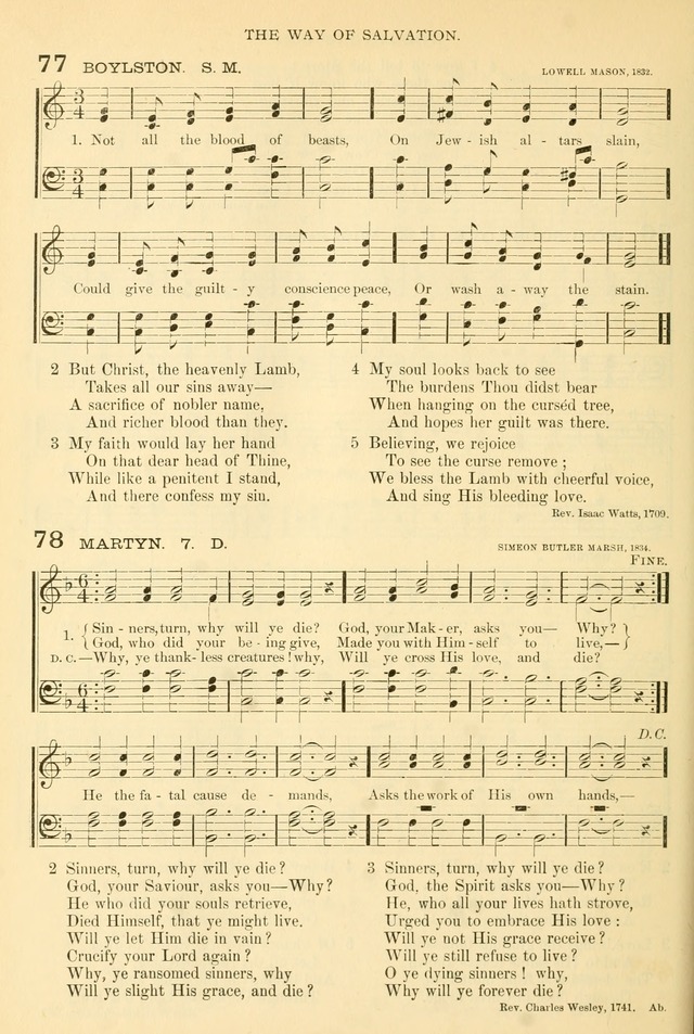 Songs of Work and Worship: a collection of hymns and tunes for devotional and evangelistic meetings page 53