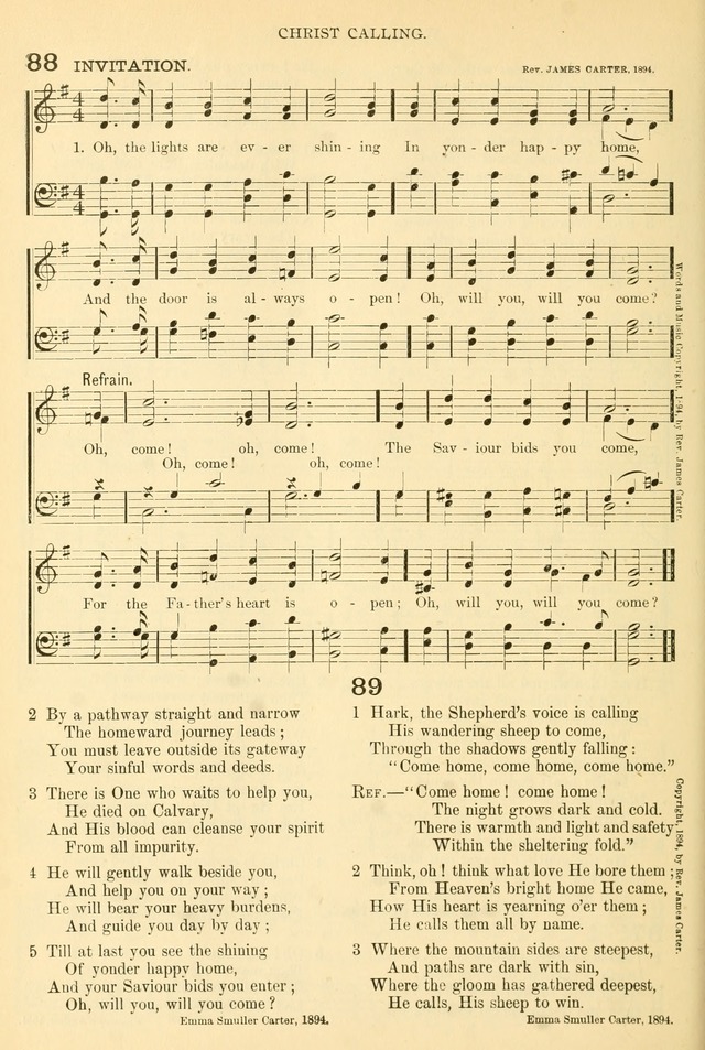 Songs of Work and Worship: a collection of hymns and tunes for devotional and evangelistic meetings page 59