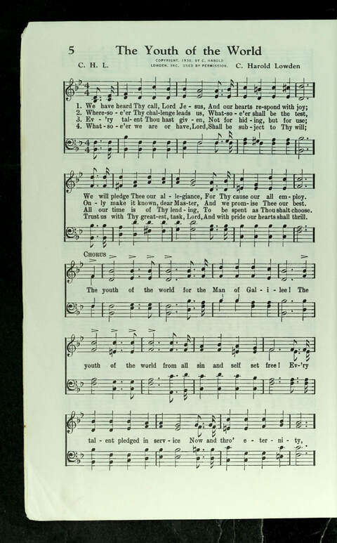 Singing Youth: for use in Missionary Volunteer meetings, summer camps, and church schools, and wherever young people gather to sing page 6