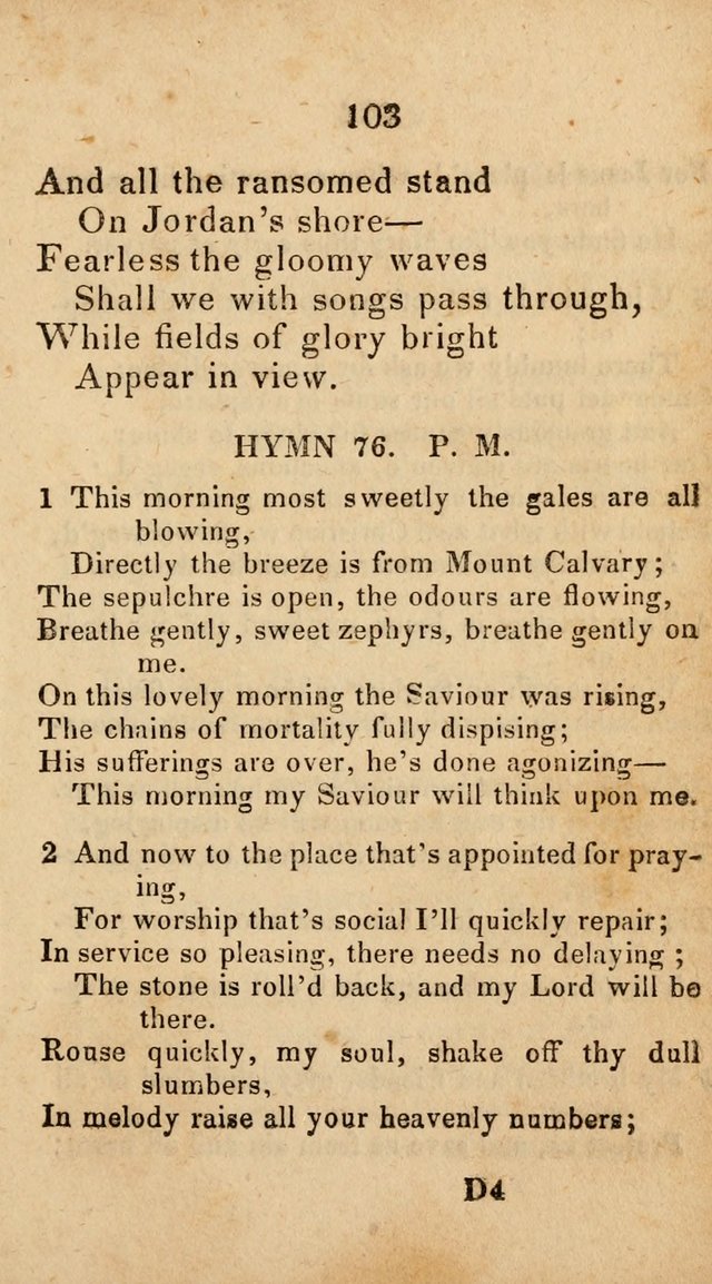 Songs of Zion, Being a New Selection of Hymns, Designed for Revival and Social Meetings page 108