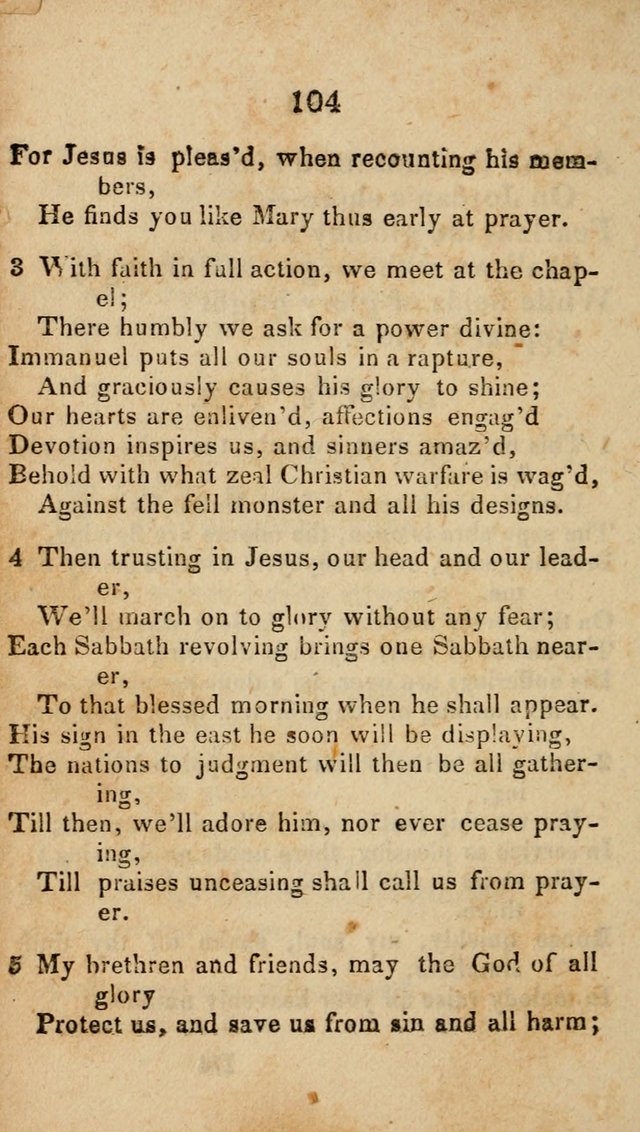 Songs of Zion, Being a New Selection of Hymns, Designed for Revival and Social Meetings page 109
