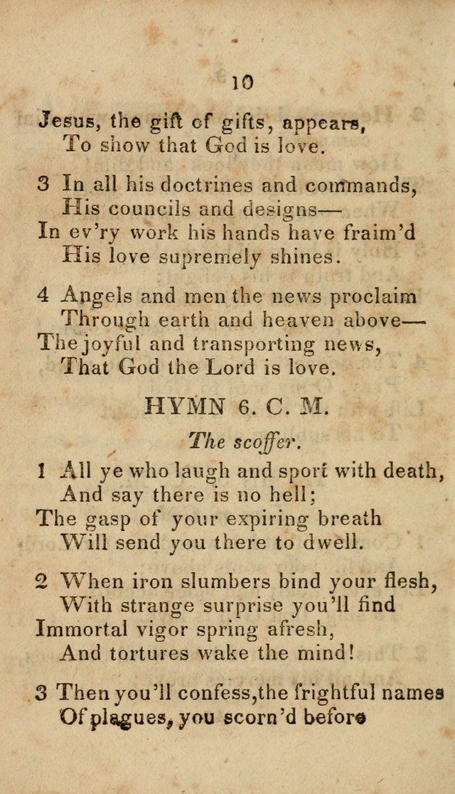 Songs of Zion, Being a New Selection of Hymns, Designed for Revival and Social Meetings page 11