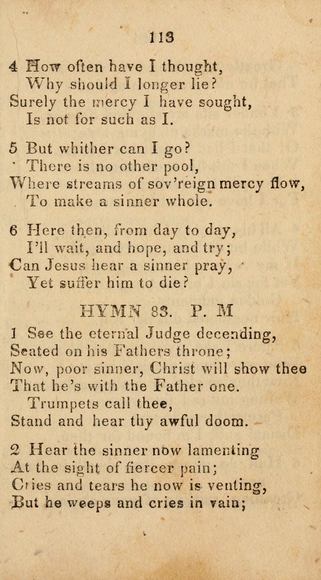 Songs of Zion, Being a New Selection of Hymns, Designed for Revival and Social Meetings page 118