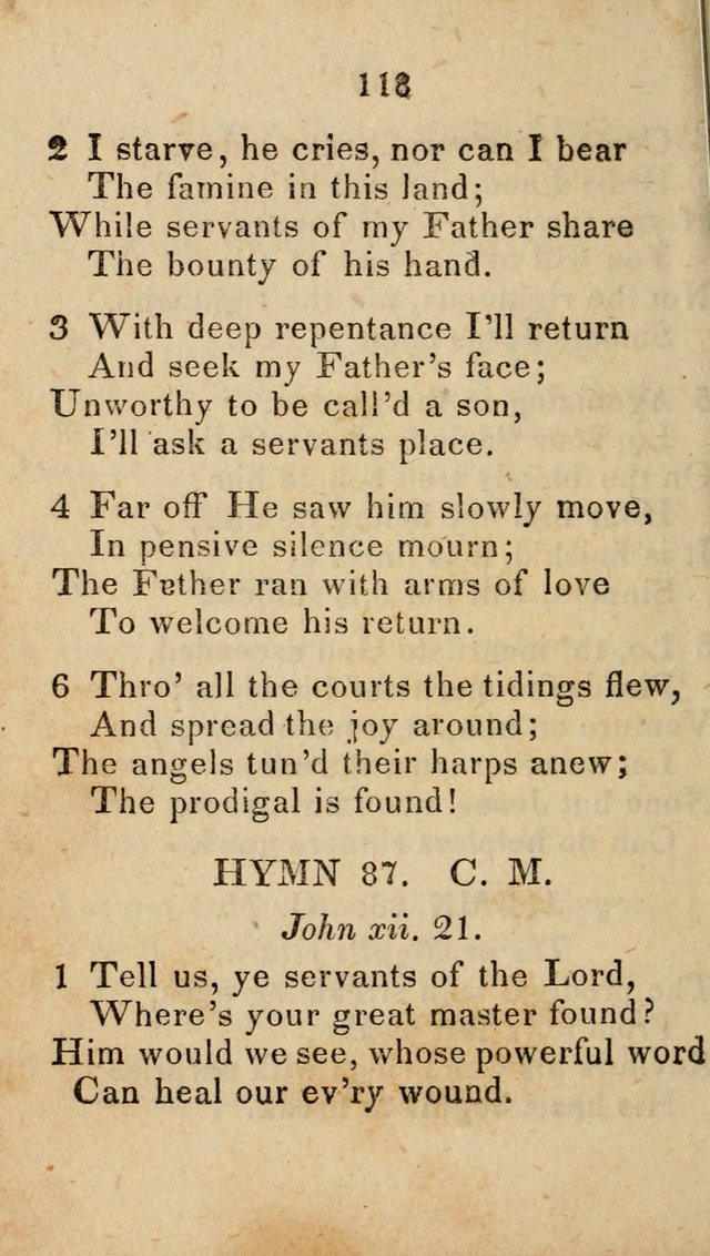 Songs of Zion, Being a New Selection of Hymns, Designed for Revival and Social Meetings page 123