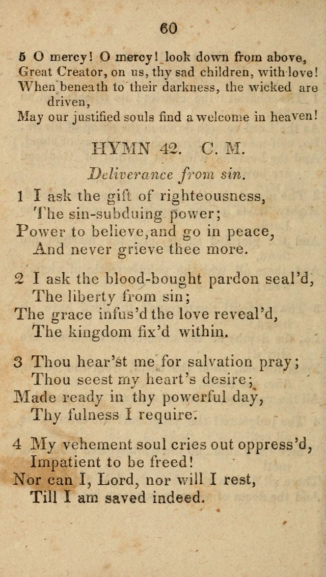 Songs of Zion, Being a New Selection of Hymns, Designed for Revival and Social Meetings page 65