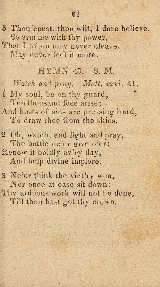 Songs of Zion, Being a New Selection of Hymns, Designed for Revival and Social Meetings page 66