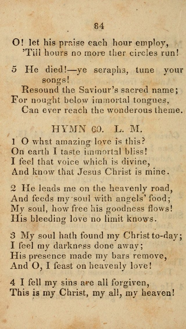 Songs of Zion, Being a New Selection of Hymns, Designed for Revival and Social Meetings page 89