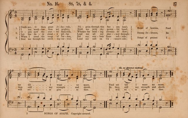 Songs of Asaph; consisting of original Psalm and hymn tunes, chants and anthems page 17