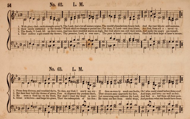 Songs of Asaph; consisting of original Psalm and hymn tunes, chants and anthems page 54