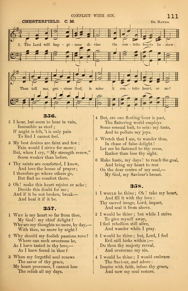 Songs of the Church: or, hymns and tunes for Christian worship page 111