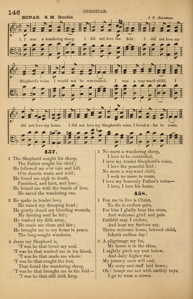 Songs of the Church: or, hymns and tunes for Christian worship page 146