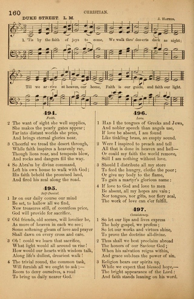 Songs of the Church: or, hymns and tunes for Christian worship page 160