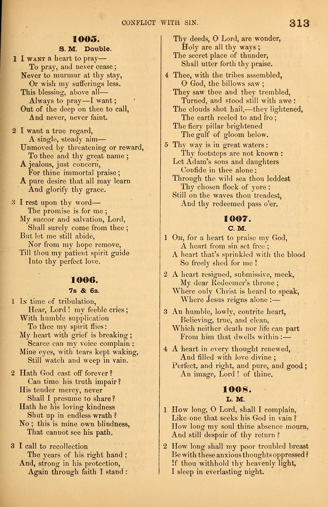 Songs of the Church: or, hymns and tunes for Christian worship page 313