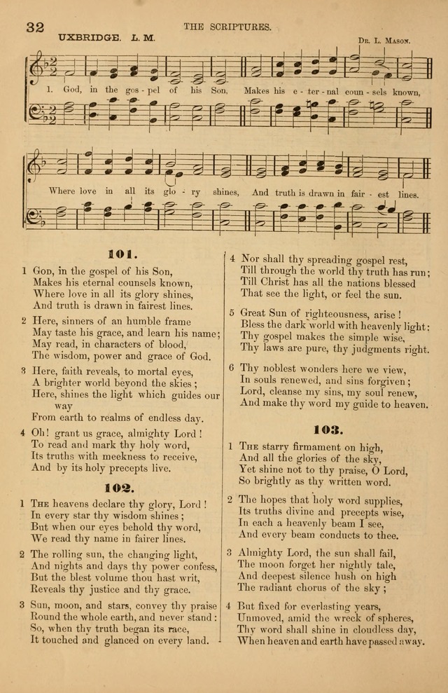 Songs of the Church: or, hymns and tunes for Christian worship page 32