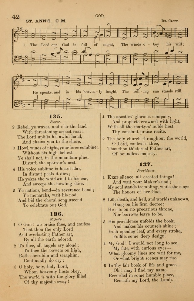 Songs of the Church: or, hymns and tunes for Christian worship page 42