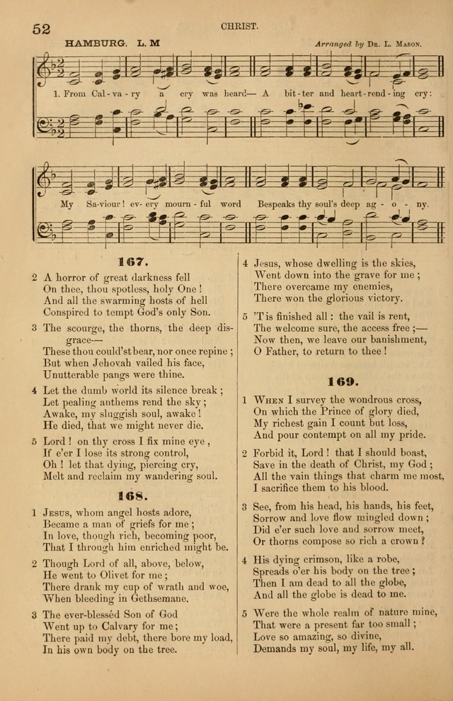Songs of the Church: or, hymns and tunes for Christian worship page 52