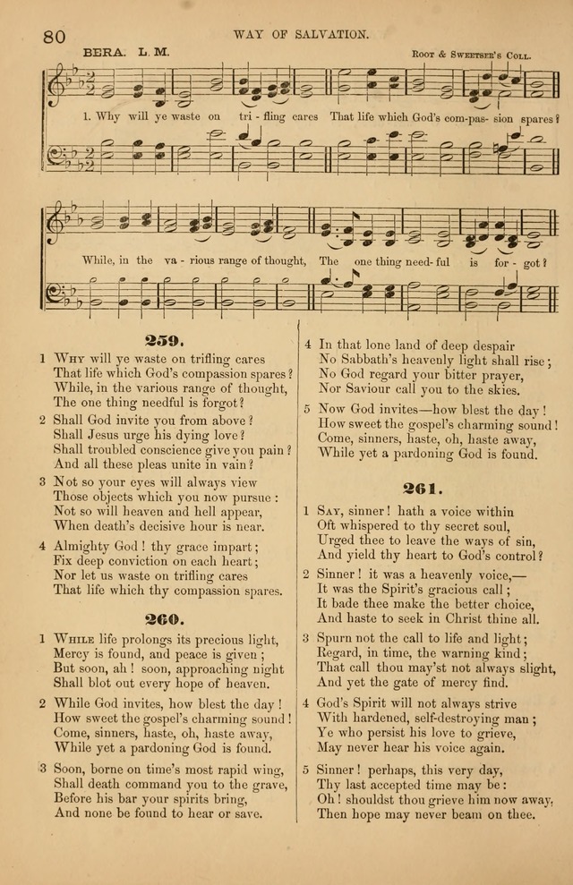 Songs of the Church: or, hymns and tunes for Christian worship page 80