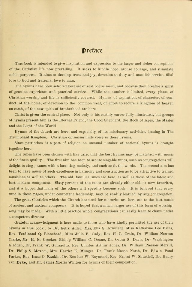 Songs of the Christian Life page vii