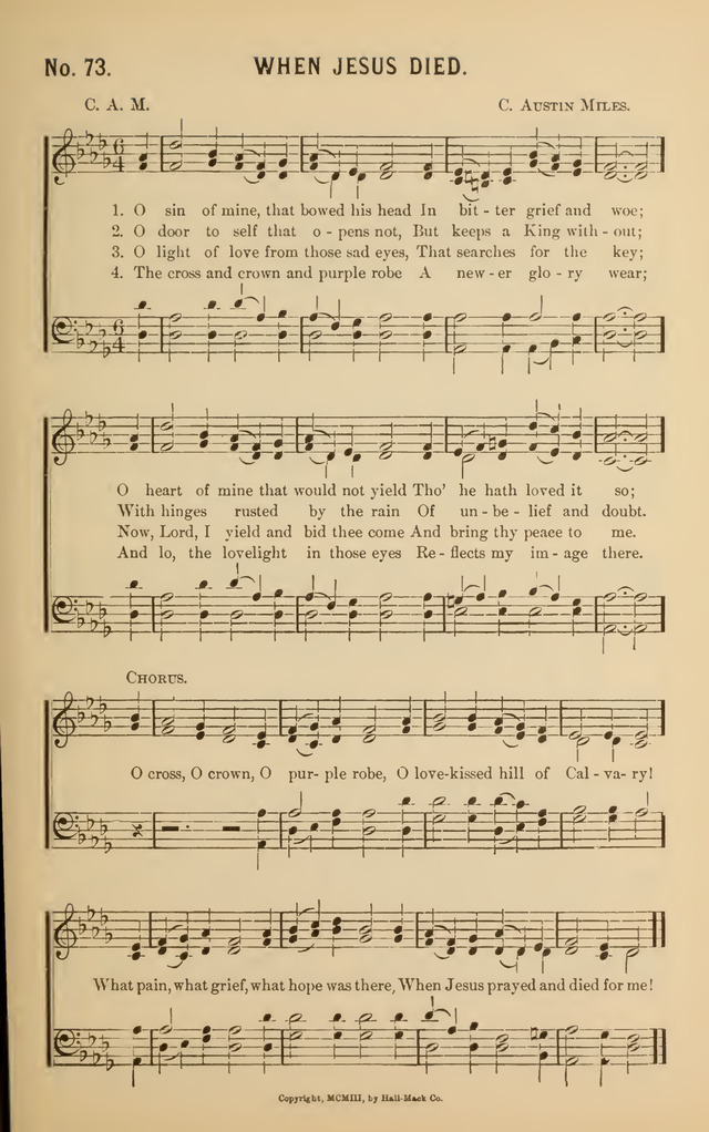 Songs of Christian Service page 71