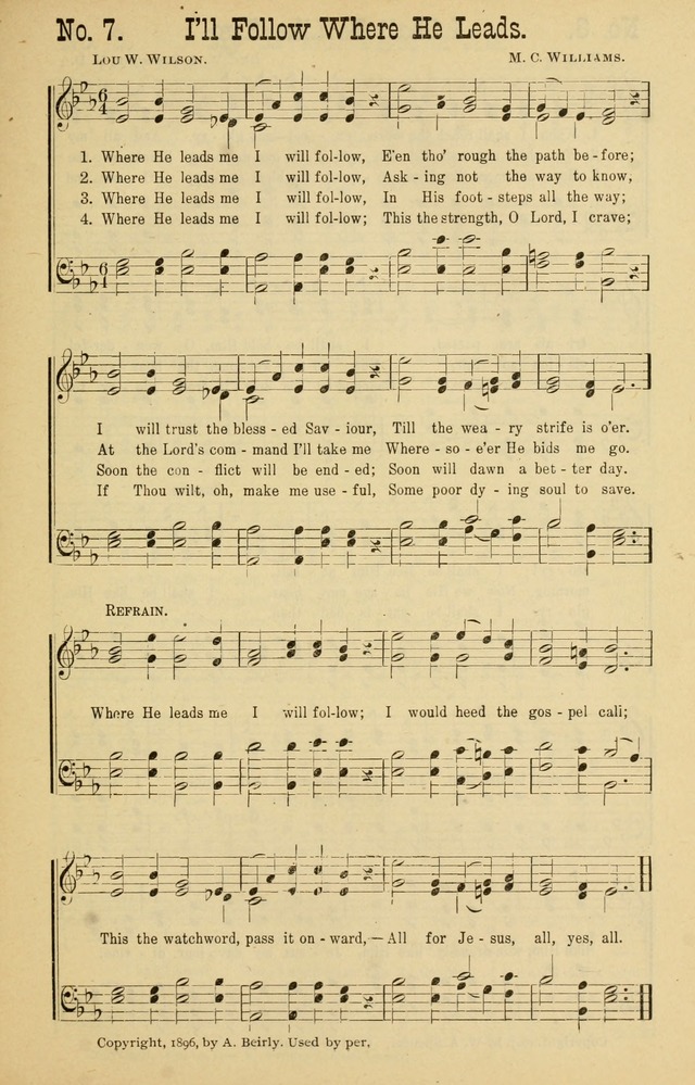 Songs of Faith and Hope page 7