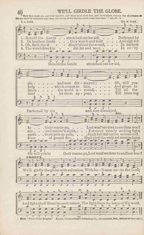 Songs of Full Salvation: for the church, Sunday school, revival meeting, prayer meeting, young people