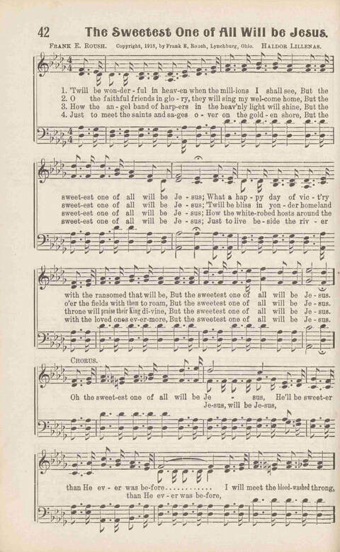 Songs of Full Salvation: for the church, Sunday school, revival meeting, prayer meeting, young people