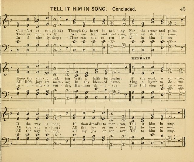Songs of Glory : For Sunday Schools, Churches and The Social Circle page 44