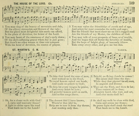 Songs of Gratitude: a cluster of new melodies for Sunday schools and worshiping assemblies page 149