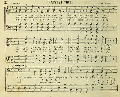 Songs of Gratitude: a cluster of new melodies for Sunday schools and worshiping assemblies page 22