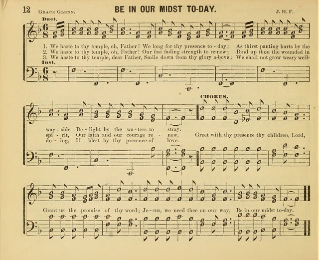 Songs of Glory No. 2: a collection of beautiful songs for Sunday Schools and the Family Circle page 12