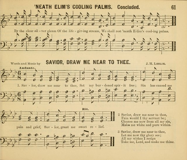 Songs of Glory No. 2: a collection of beautiful songs for Sunday Schools and the Family Circle page 63