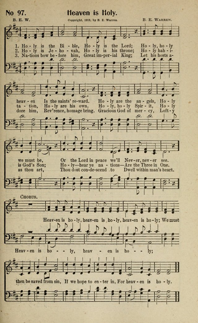 Songs of Grace and Glory: A New and Inspiring Selection of Sacred Songs for Evangelical Use and General Worship page 100