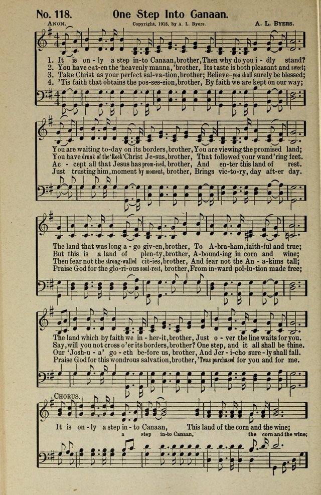 Songs of Grace and Glory: A New and Inspiring Selection of Sacred Songs for Evangelical Use and General Worship page 121