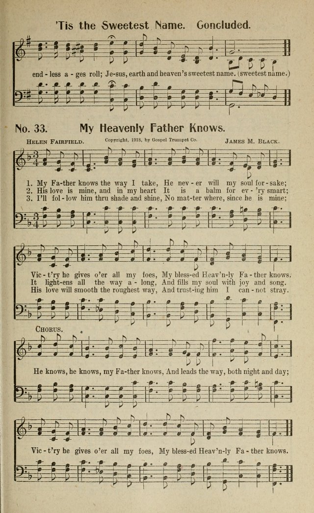 Songs of Grace and Glory: A New and Inspiring Selection of Sacred Songs for Evangelical Use and General Worship page 38