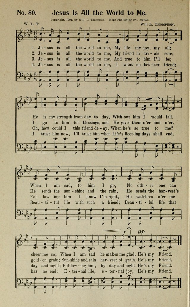 Songs of Grace and Glory: A New and Inspiring Selection of Sacred Songs for Evangelical Use and General Worship page 83