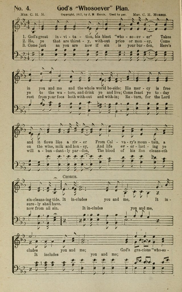 Songs of Grace and Glory: A New and Inspiring Selection of Sacred Songs for Evangelical Use and General Worship page 9