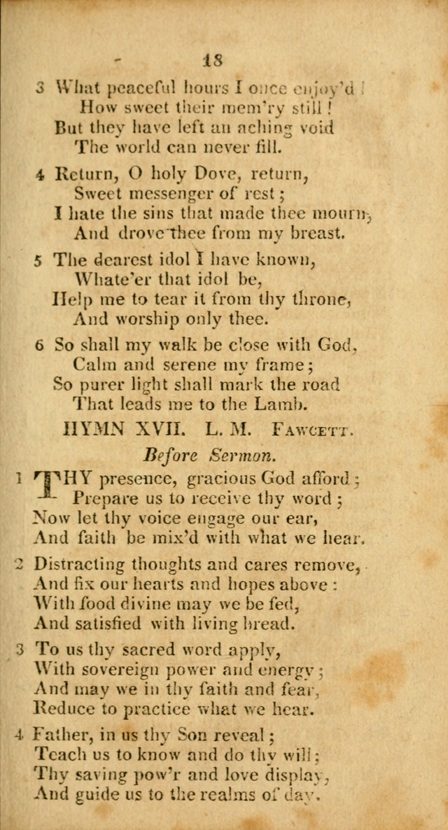 A Selection of Hymns for the use of social religious meetings, and for private devotions 2d ed. page 14