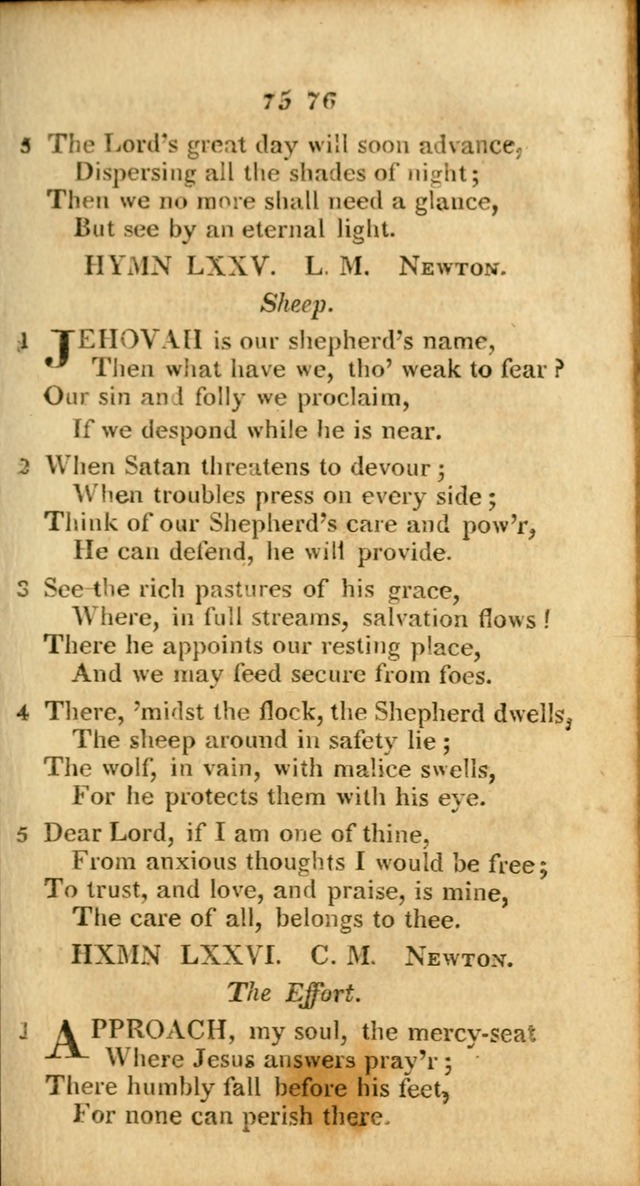A Selection of Hymns for the use of social religious meetings, and for private devotions 2d ed. page 56