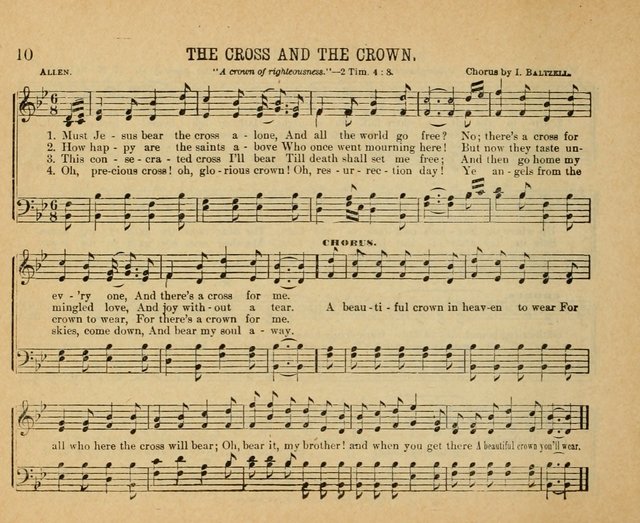 Songs of the Kingdom: a choice collection of songs and hymns for the Sunday school and other social services page 10